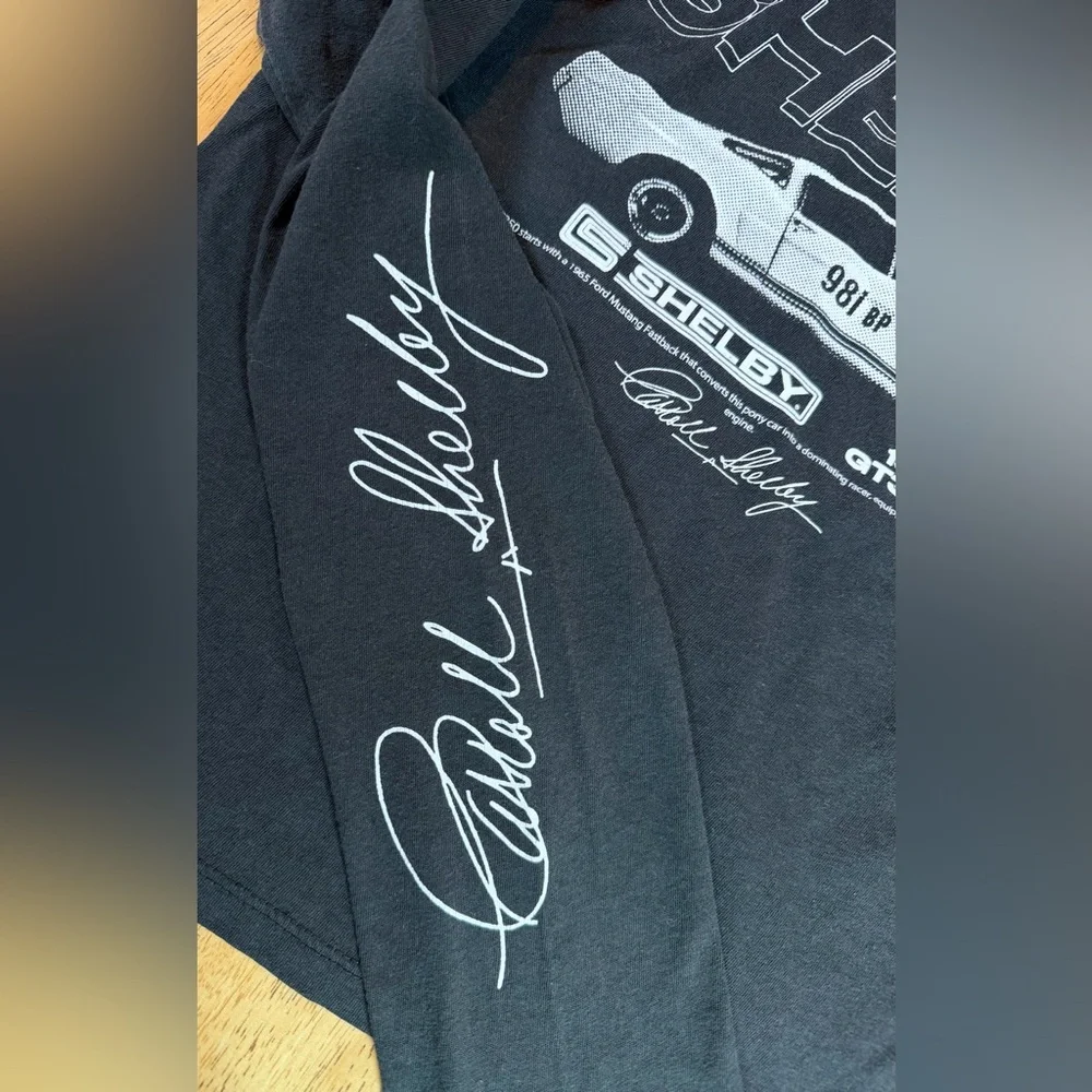 Shelby GT350 Long Sleeve Shirt Youth Black Licensed Mustang Tee